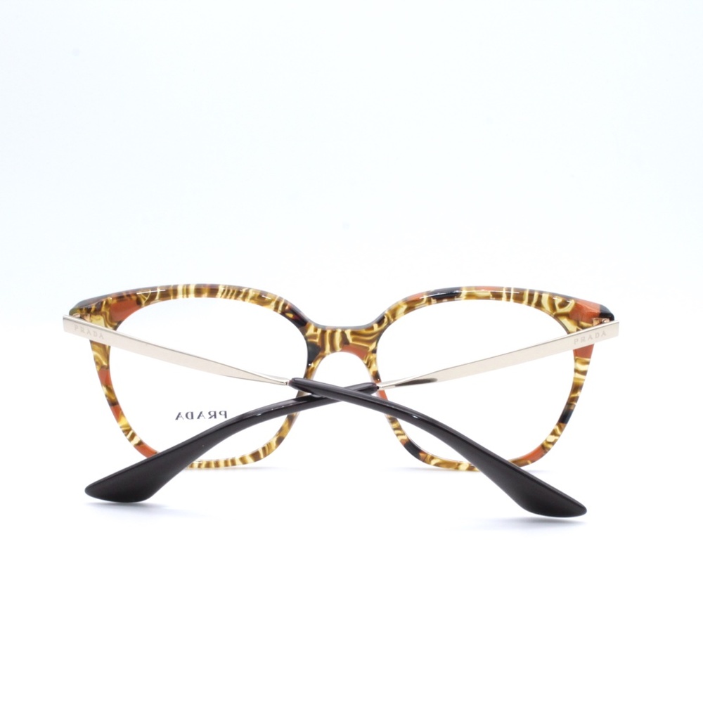 Prada Eyeglasses VPR11T 53.17 KJN-101 140 Stripped - Picture 4 of 7